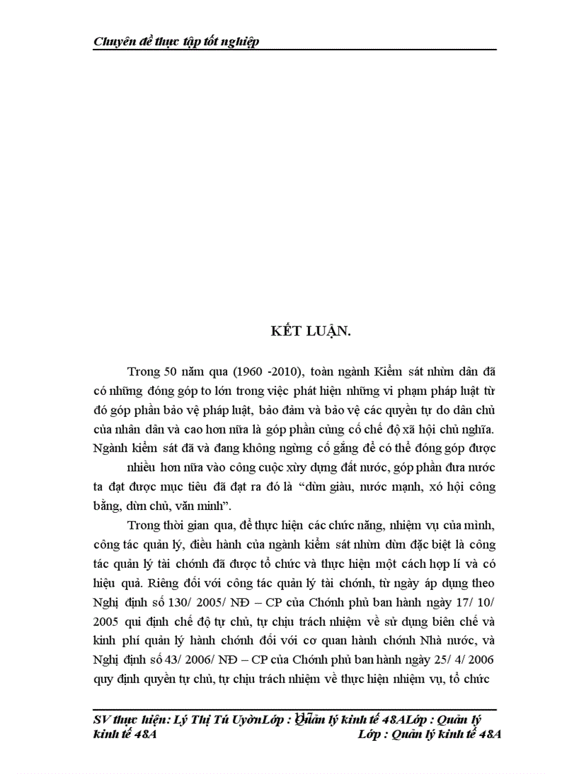 image for page Một số giải pháp nhằm hoàn thiện công tác quản lý tài chính của ngành Kiểm sát nhân dân
