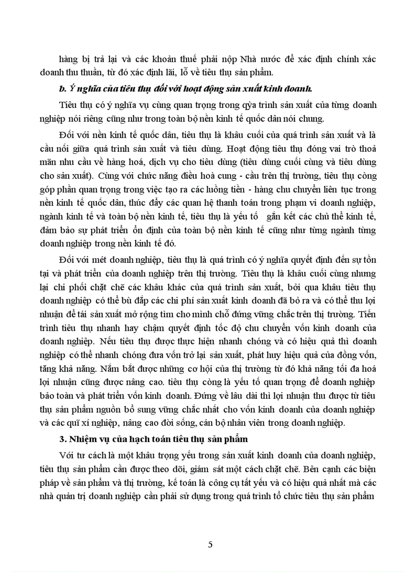 image for page Hạch toán tiêu thụ và xác định kết quả tiêu thụ sản phẩm