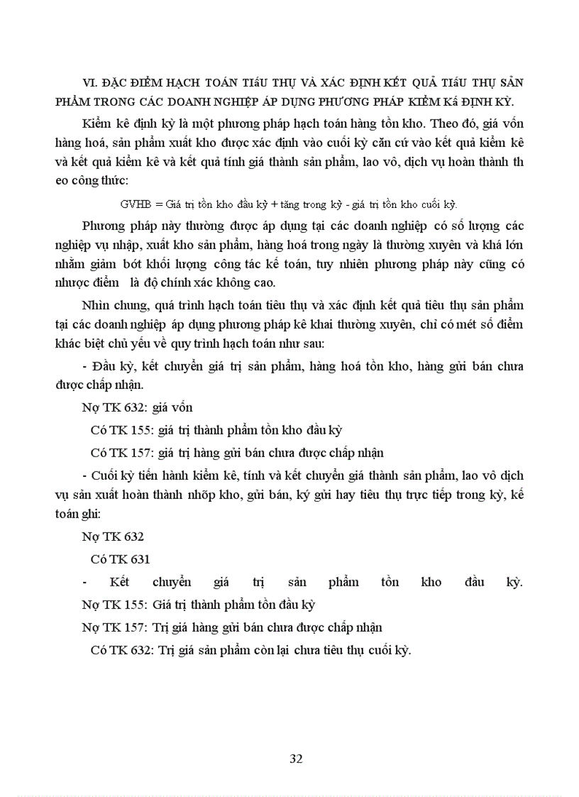 image for page Hạch toán tiêu thụ và xác định kết quả tiêu thụ sản phẩm