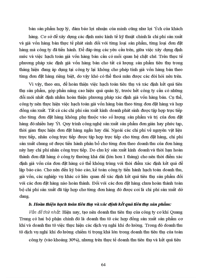 image for page Hạch toán tiêu thụ và xác định kết quả tiêu thụ sản phẩm