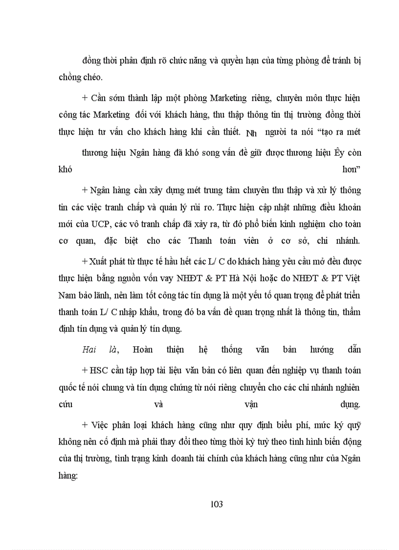 image for page Giải pháp hoàn thiện và phát triển hoạt động thanh toán quốc tế thông qua phương thức tín dụng chứng từ tại NHĐT&PT Hà Nội