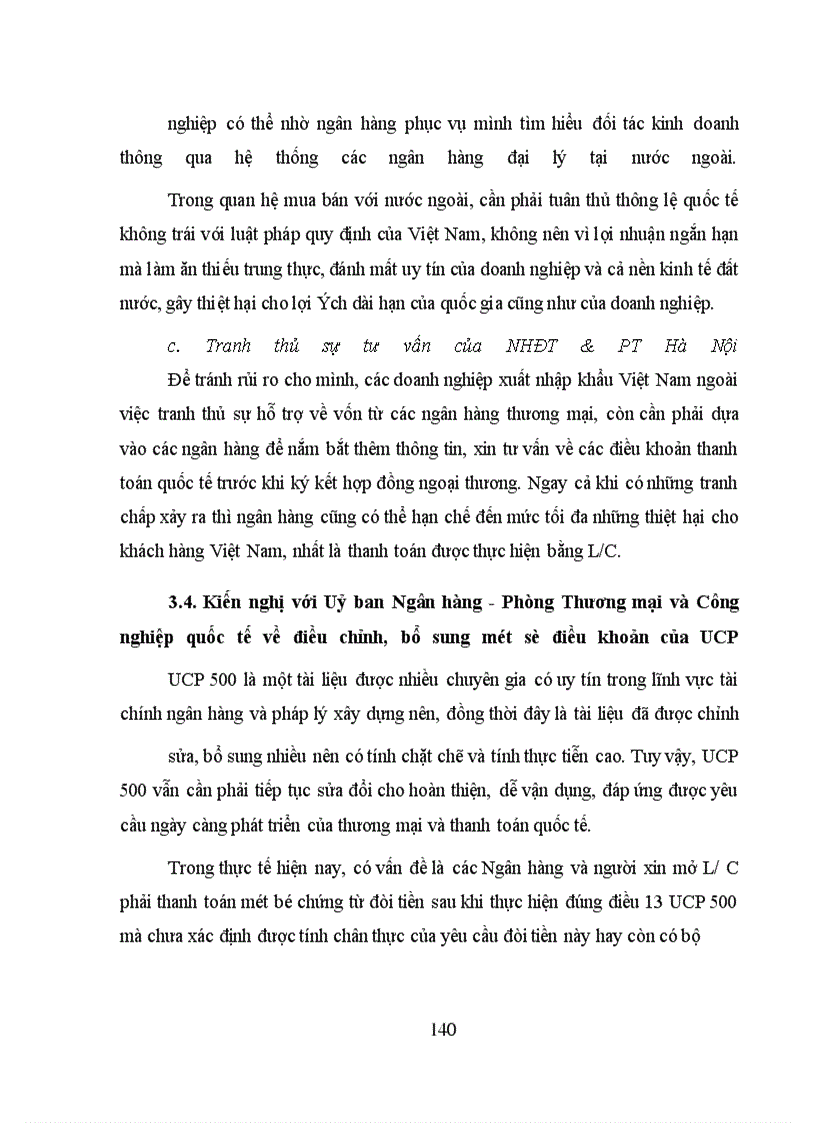 image for page Giải pháp hoàn thiện và phát triển hoạt động thanh toán quốc tế thông qua phương thức tín dụng chứng từ tại NHĐT&PT Hà Nội