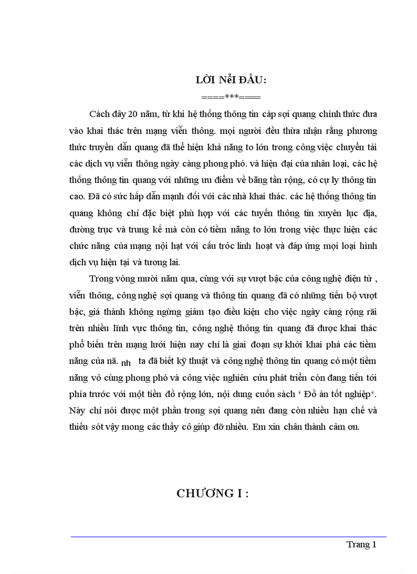 image for page Một số phương pháp đo trên sợi quang