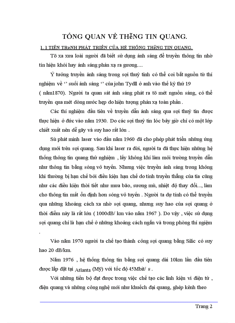 image for page Một số phương pháp đo trên sợi quang