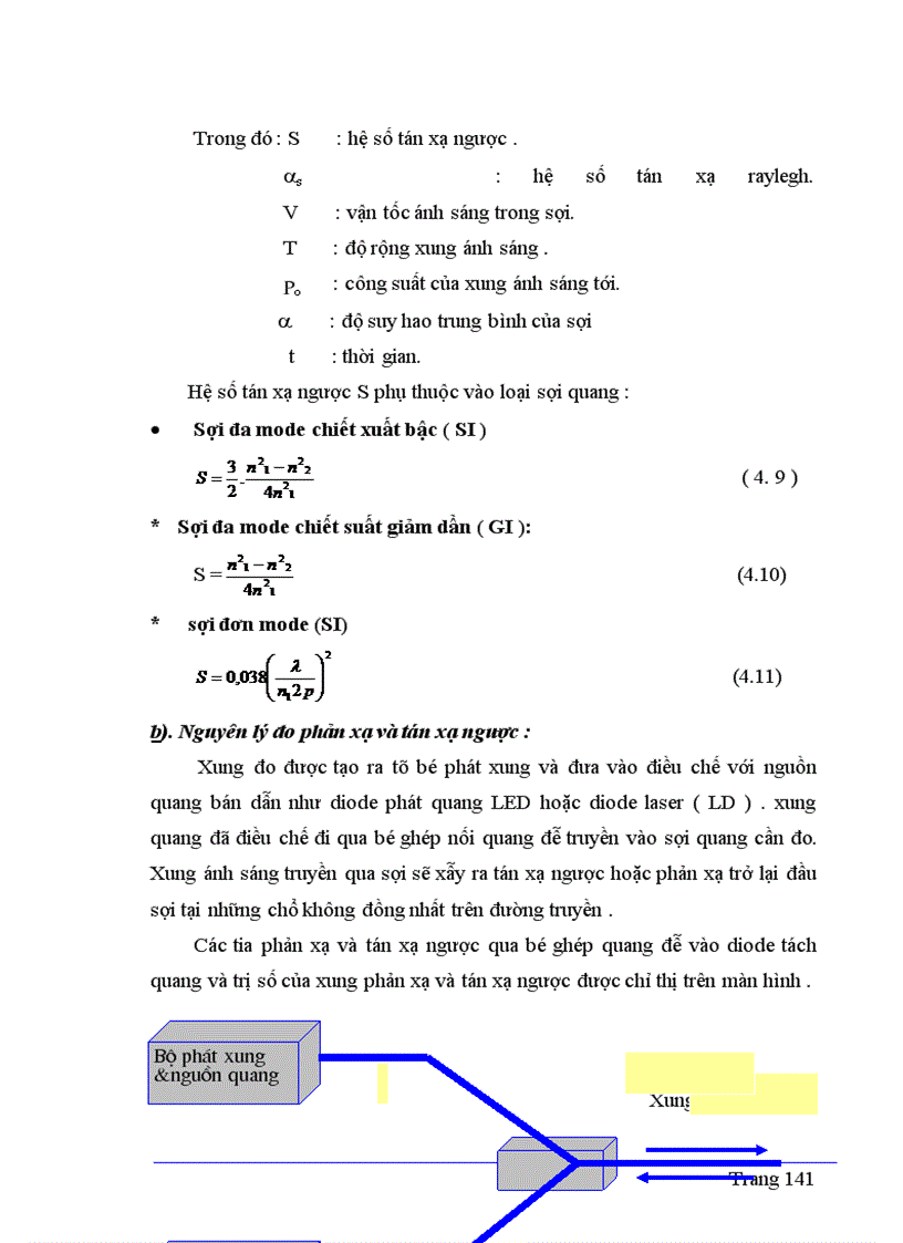 image for page Một số phương pháp đo trên sợi quang