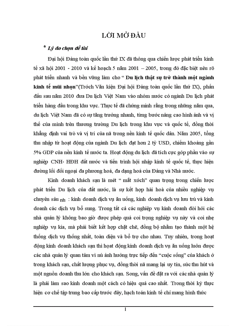 image for page Thực trạng và giải pháp nhằm nâng cao hiệu quả kinh doanh dịch vụ ăn uống tại Khách sạn quốc tế ASEAN