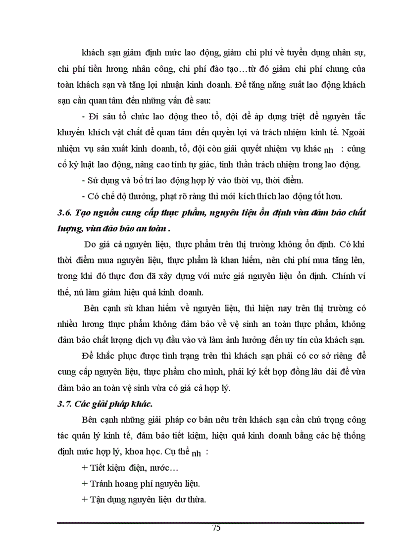 image for page Thực trạng và giải pháp nhằm nâng cao hiệu quả kinh doanh dịch vụ ăn uống tại Khách sạn quốc tế ASEAN