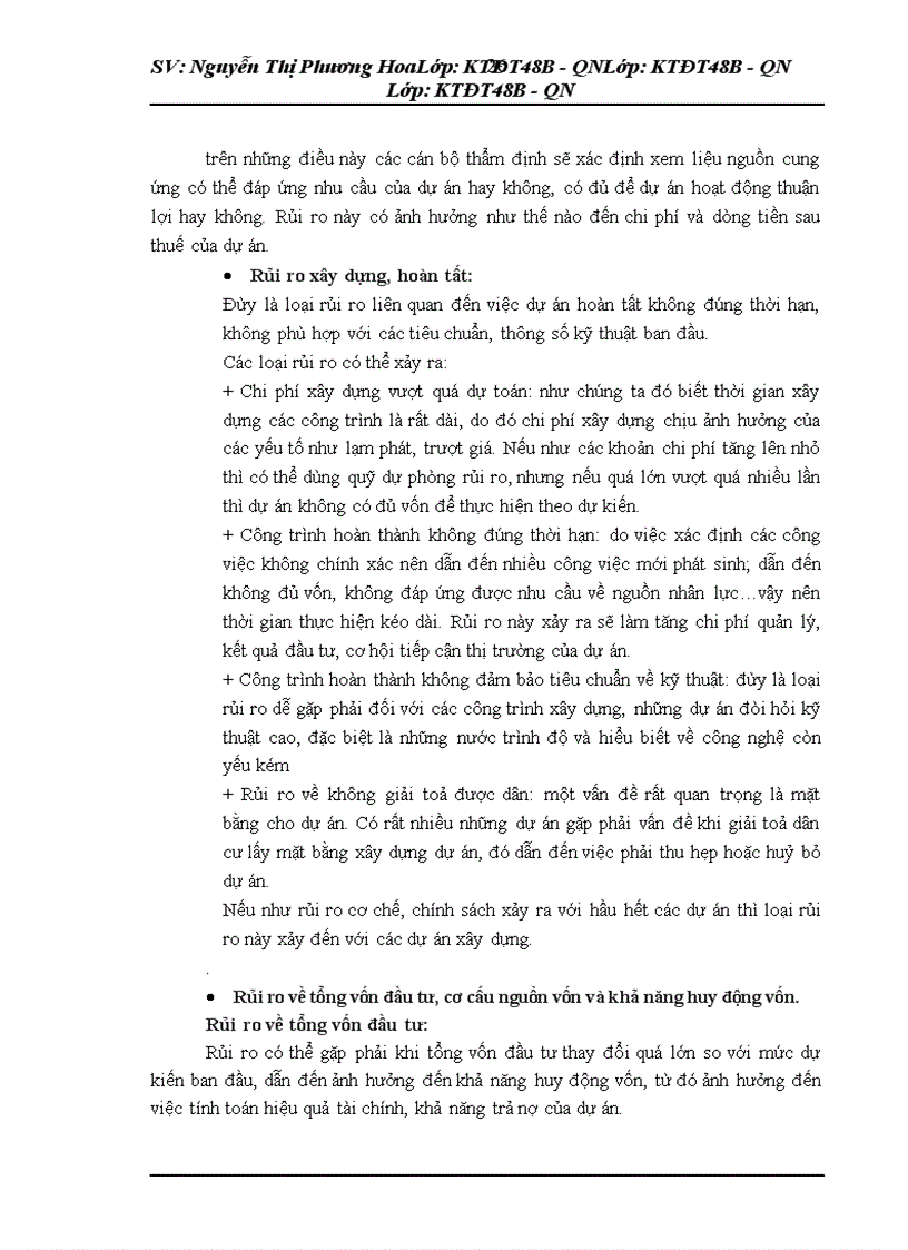 image for page Rủi ro và đánh giá rủi ro trong thẩm định dự án vay vốn tại ngân hàng TMCP ngoại thương Hà Nội