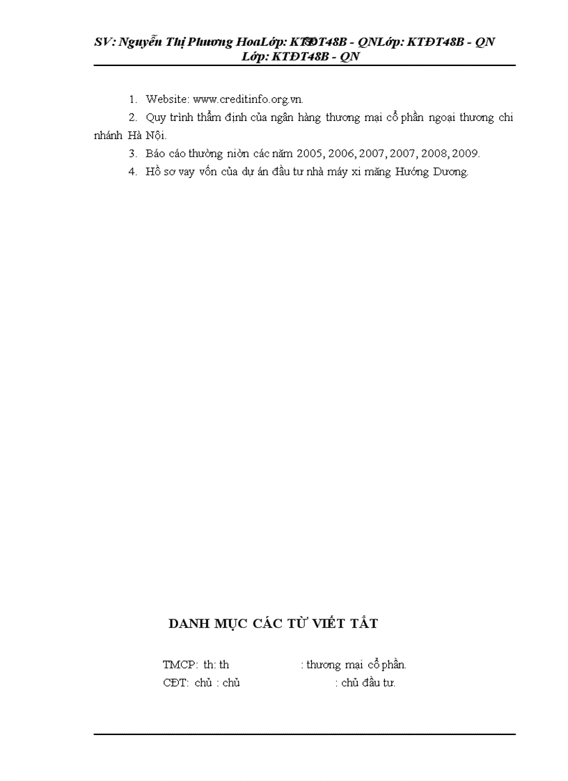 image for page Rủi ro và đánh giá rủi ro trong thẩm định dự án vay vốn tại ngân hàng TMCP ngoại thương Hà Nội