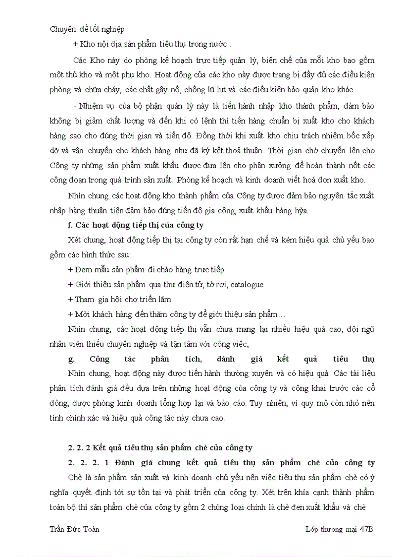 image for page Một số biện pháp thúc đẩy tiêu thụ sản phẩm chè của Công ty cổ phần chè Quân chu