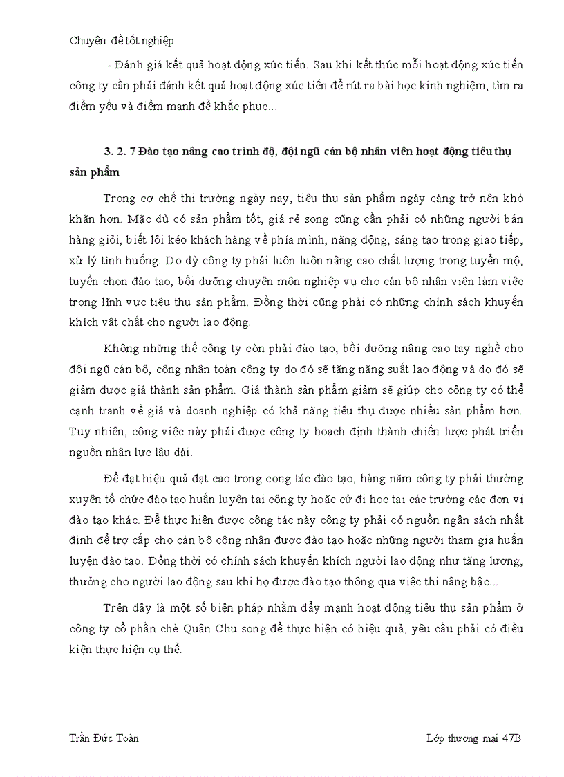 image for page Một số biện pháp thúc đẩy tiêu thụ sản phẩm chè của Công ty cổ phần chè Quân chu