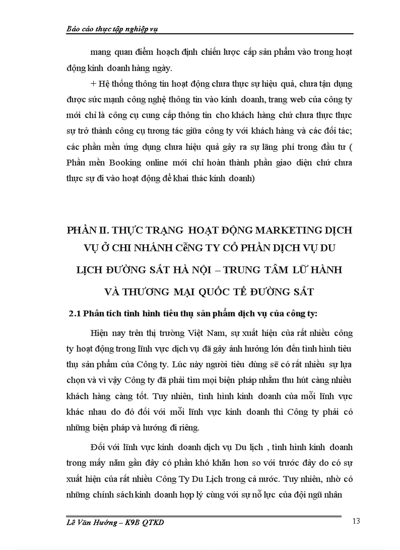 image for page Đẩy mạnh hoạt động marketing dịch vụ trong chiến lược duy trì và mở rộng thị trường dịch vụ ở Trung Tâm Lữ Hành và Thương Mại Quốc Tế Đường Sắt