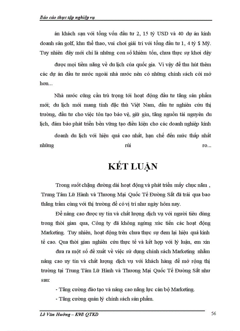 image for page Đẩy mạnh hoạt động marketing dịch vụ trong chiến lược duy trì và mở rộng thị trường dịch vụ ở Trung Tâm Lữ Hành và Thương Mại Quốc Tế Đường Sắt