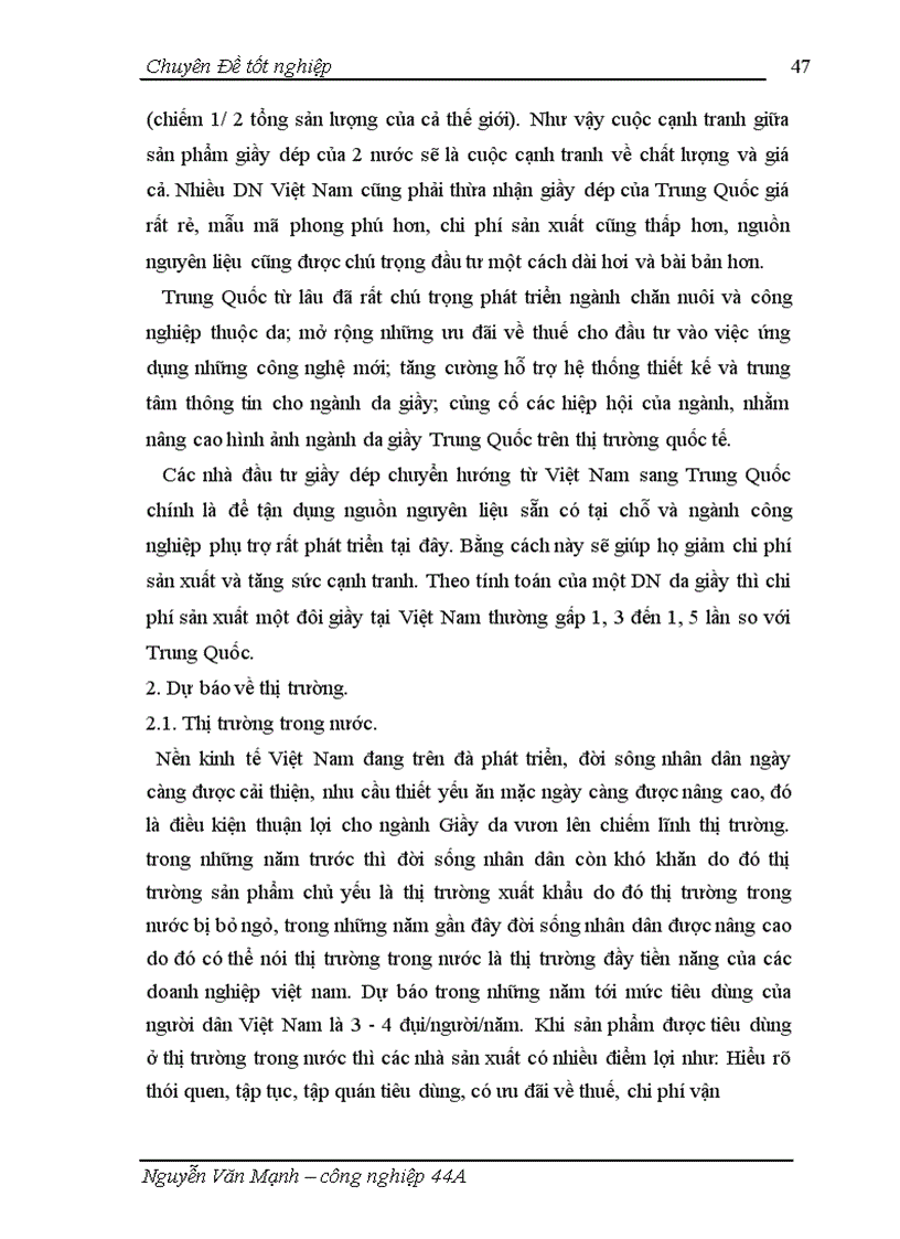 image for page Một số giải pháp phát triển thị trường tại công ty cổ phần giầy Cẩm Bình