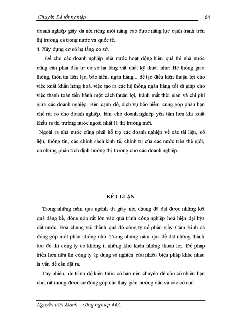 image for page Một số giải pháp phát triển thị trường tại công ty cổ phần giầy Cẩm Bình