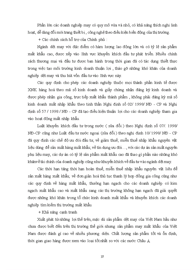 image for page Một số biện pháp nâng cao khả năng cạnh tranh của hàng dệt may Việt Nam trên thị trường thế giới
