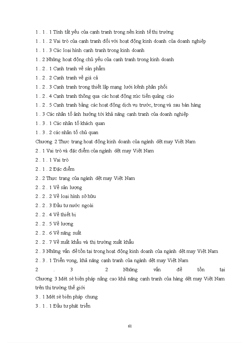 image for page Một số biện pháp nâng cao khả năng cạnh tranh của hàng dệt may Việt Nam trên thị trường thế giới
