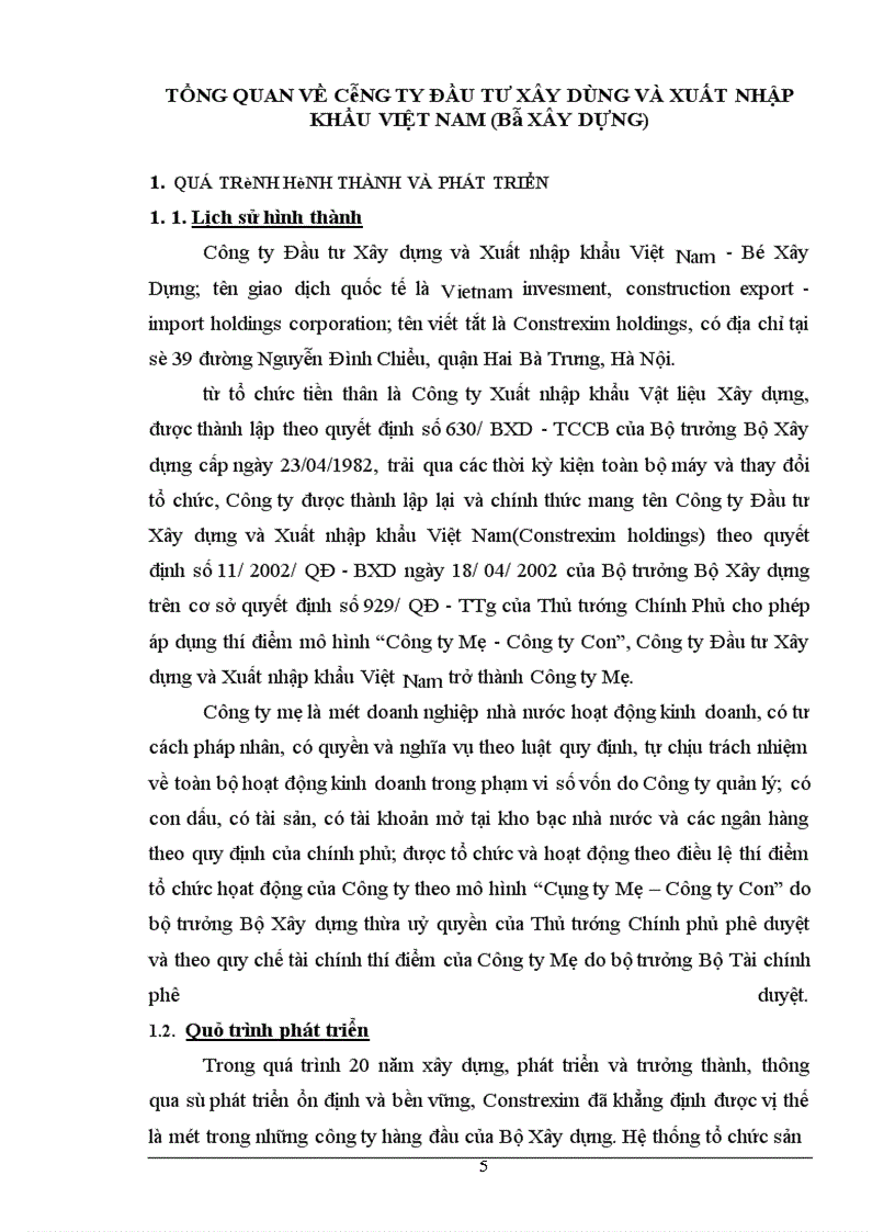 image for page Một số biện pháp nhằm hoàn thiện công tác lập giá dự thầu tại Công ty Đầu tư Xây dựng và Xuất nhập khẩu Việt Nam (Bộ Xây dựng)