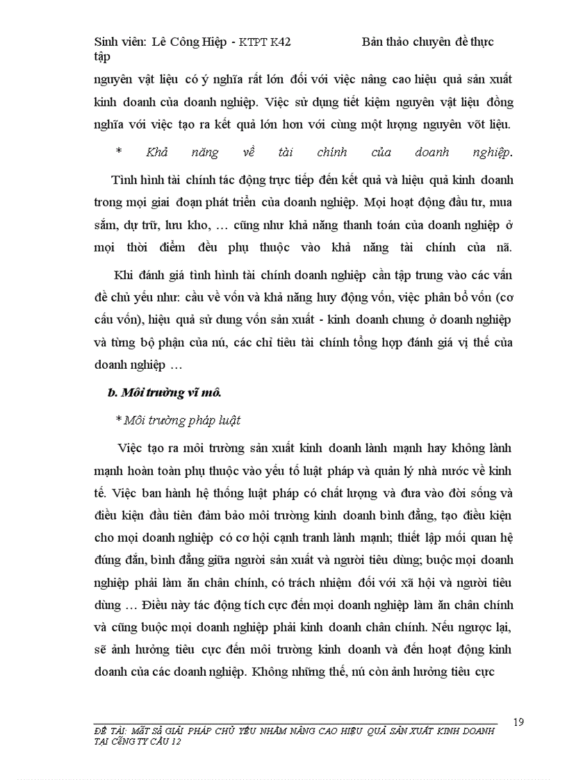 image for page Một số giải pháp chủ yếu nhằm nâng cao hiệu quả sản xuất kinh doanh ở Công ty câu 12