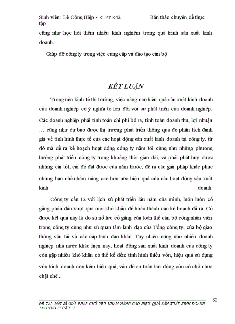 image for page Một số giải pháp chủ yếu nhằm nâng cao hiệu quả sản xuất kinh doanh ở Công ty câu 12