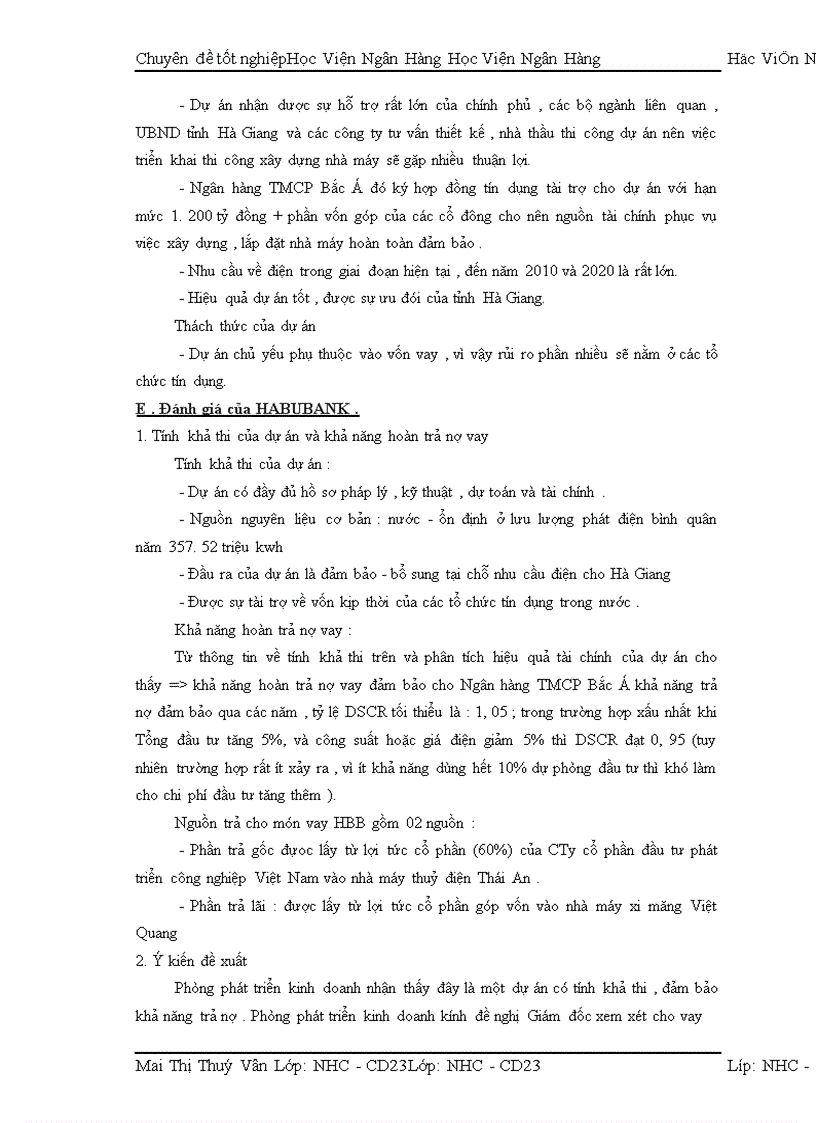 image for page Một số giải pháp và kiến nghị nhằm nâng cao chất lượng thẩm định DAĐT tại Ngân hàng Thương mại Cổ phần Nhà Hà Nội – Chi nhánh Cầu Giấy