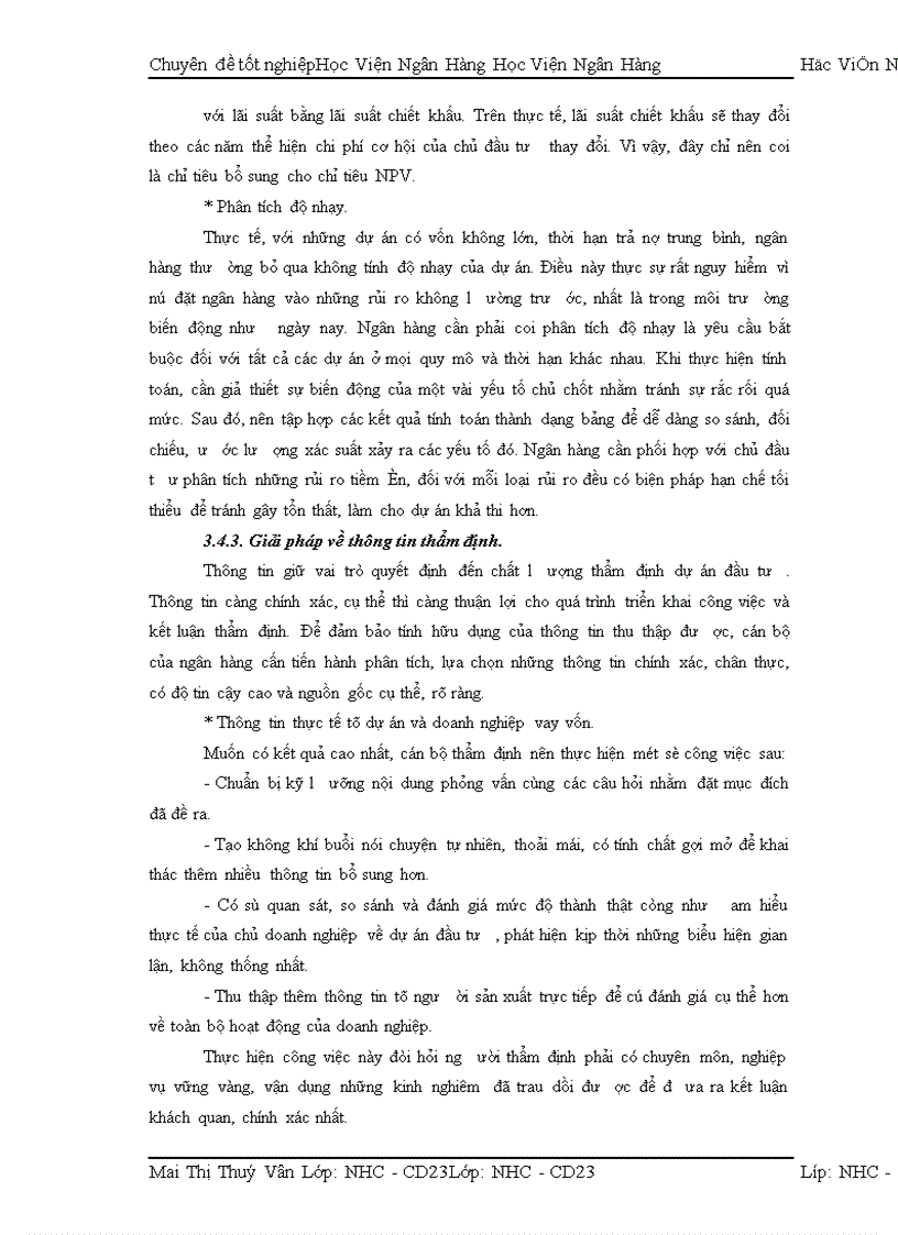 image for page Một số giải pháp và kiến nghị nhằm nâng cao chất lượng thẩm định DAĐT tại Ngân hàng Thương mại Cổ phần Nhà Hà Nội – Chi nhánh Cầu Giấy