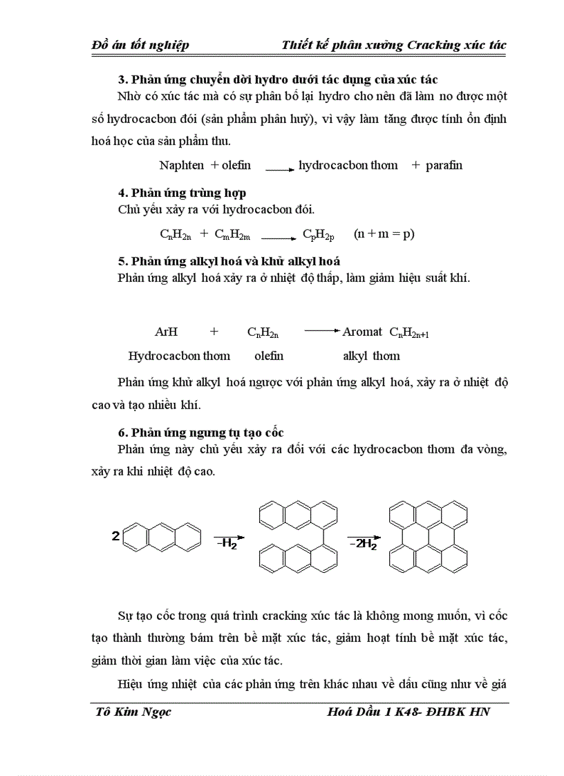 image for page Thiết kế phân xưởng Cracking xúc tác