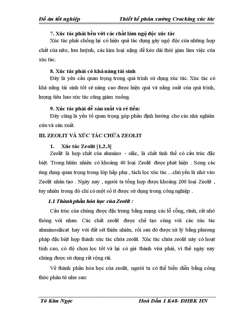 image for page Thiết kế phân xưởng Cracking xúc tác