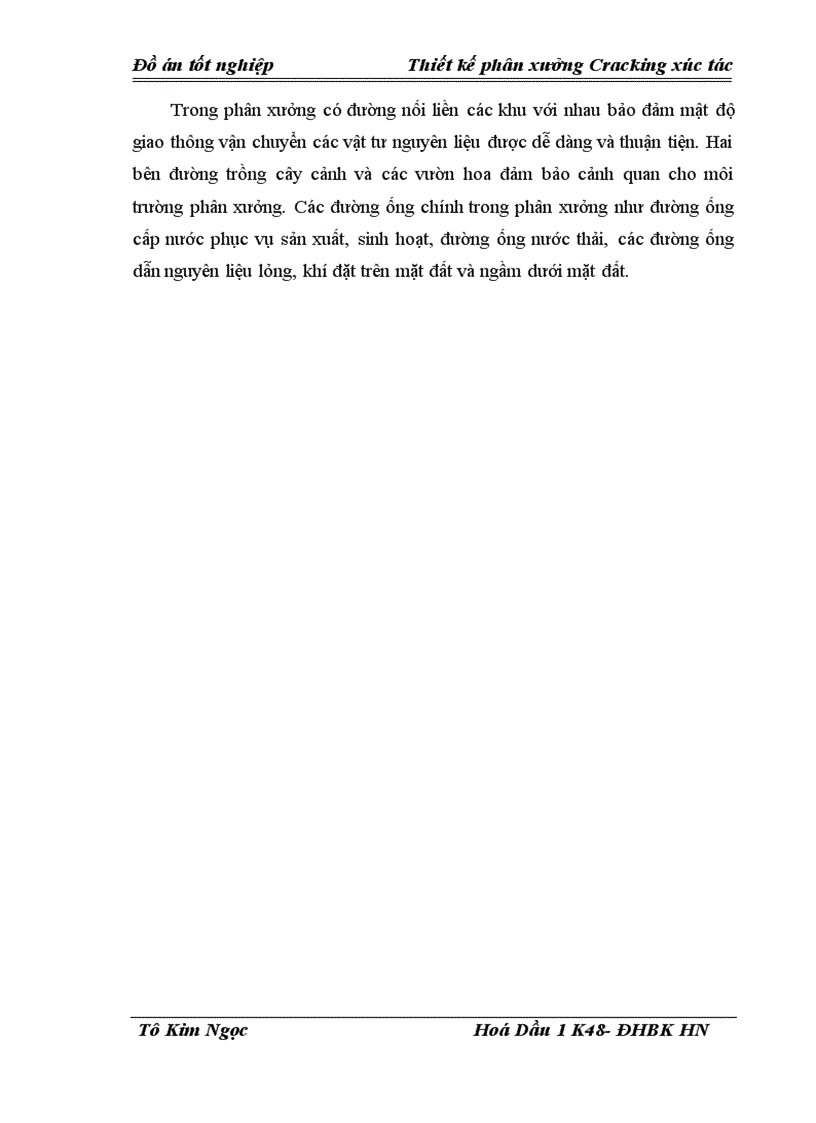 image for page Thiết kế phân xưởng Cracking xúc tác