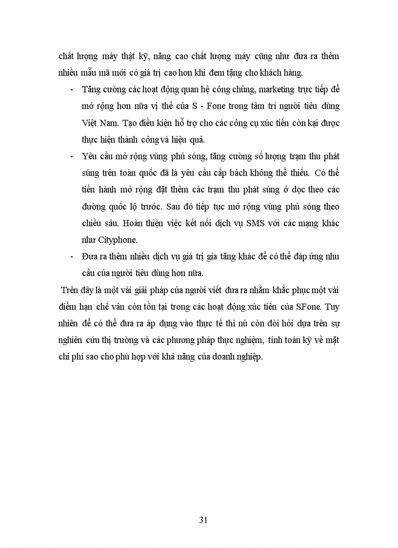 image for page Đánh giá hoạt động xúc tiến hỗn hợp của s-fone trong năm 2005 tại hà nội.