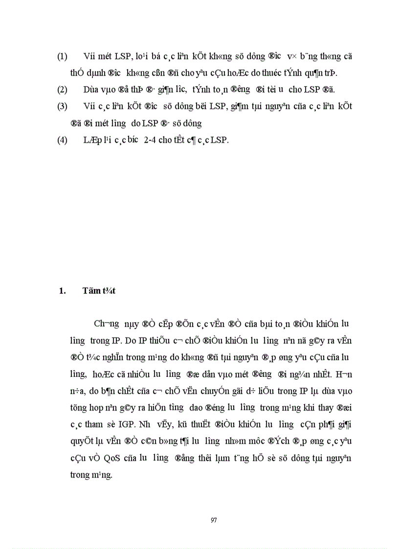 image for page Những khó khăn và hạn chế của kỹ thuật điều khiển lưu lượng trong mạng Internet