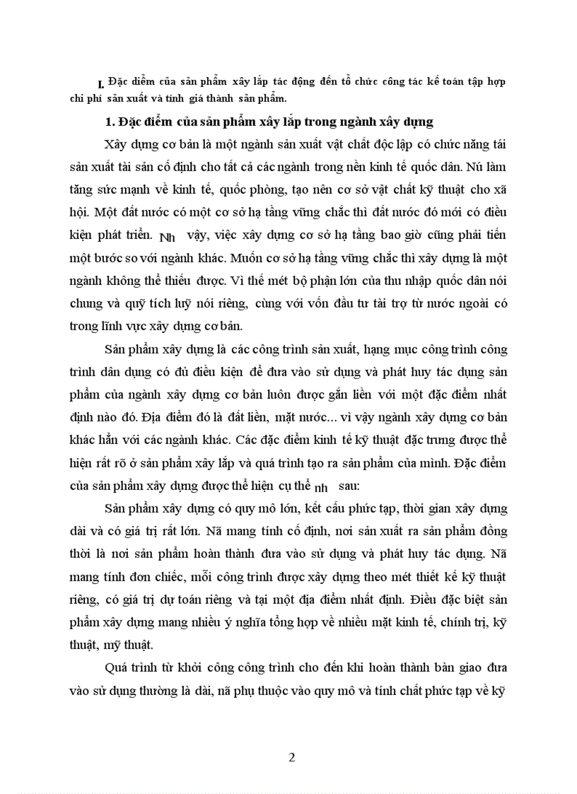 image for page Hoàn thiện công tác kế toán chi phí sản xuất và tính giá thành sản phẩm xây lắp ở Công ty xây dựng công trình 136