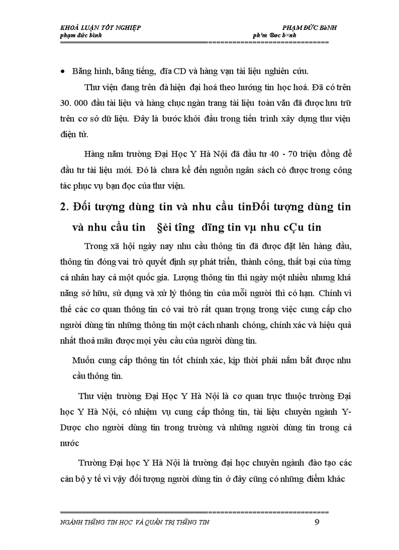 image for page Ứng dụng công nghệ thông tin trong thư viện trường Đại Học Y Hà Nội