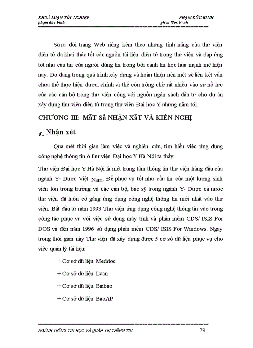 image for page Ứng dụng công nghệ thông tin trong thư viện trường Đại Học Y Hà Nội