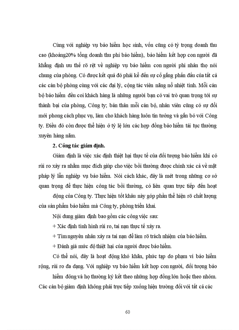 image for page Bảo hiểm kết hợp con người - thực trạng và giải pháp nhằm thúc đẩy sự phát triển của nghiệp vụ tại phòng bảo hiểm khu vực 6 - Chi nhánh Bảo Minh Hà Nội