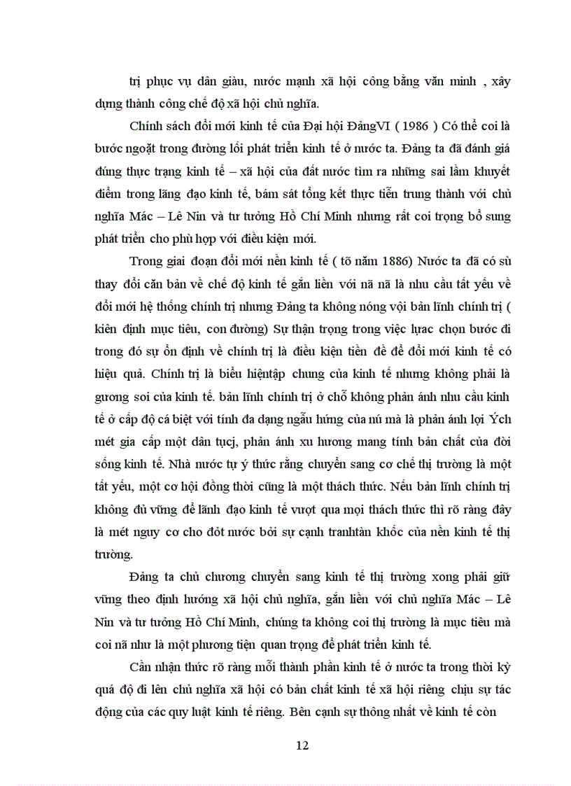 image for page Mối quan hệ giữa nền kinh tế và chính trị trong cuộc cuộc đổi mới nền kinh tế ở nước ta hiện nay