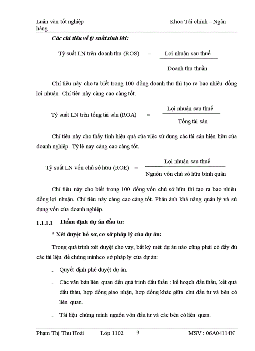 image for page Thực trạng và giải pháp nâng cao chất lượng thẩm định DAĐT tại Chi nhánh NHNo&PTNT huyện Hưng Hà