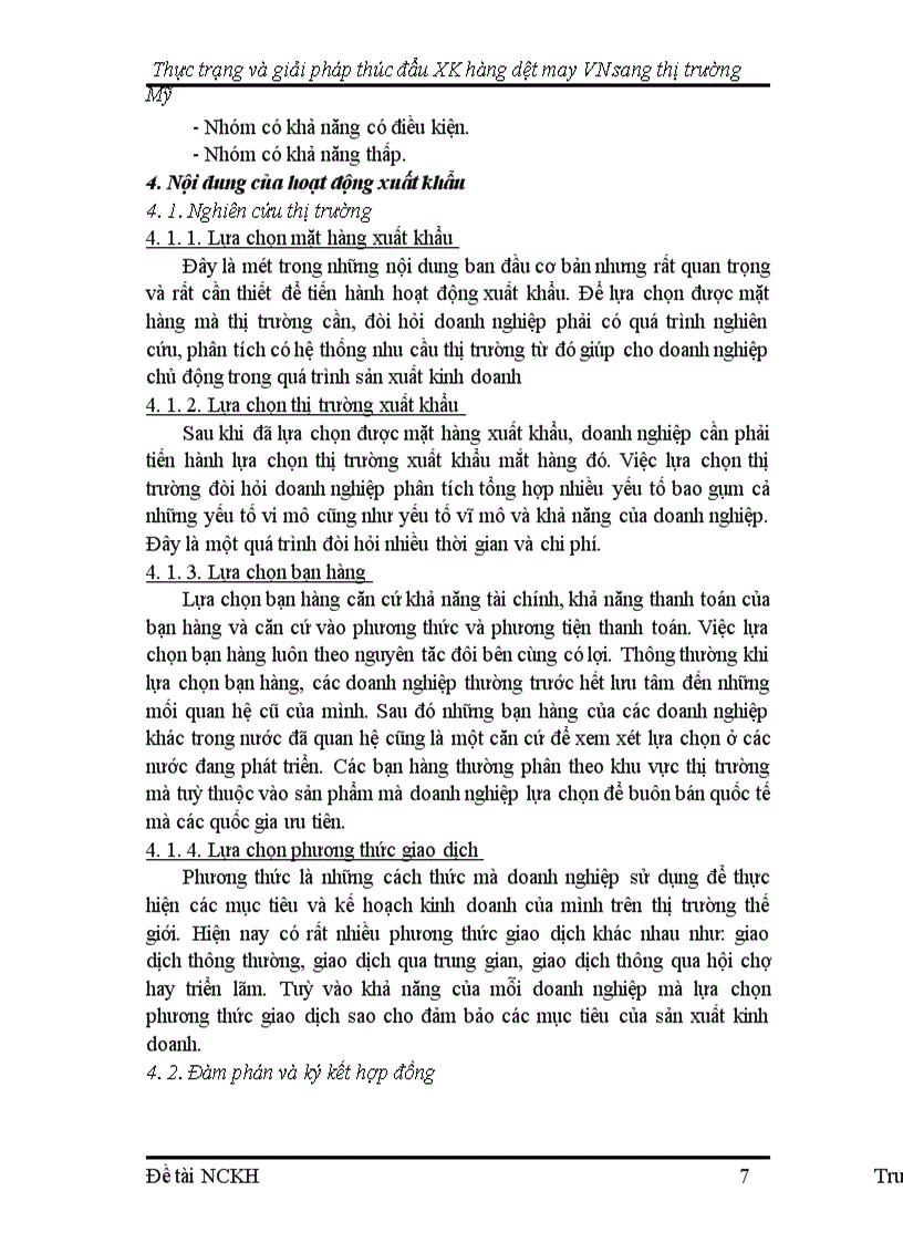 image for page Thực trạng và giải pháp thúc đẩy xuất khẩu hàng dệt may Việt Nam vào thị trường Mỹ