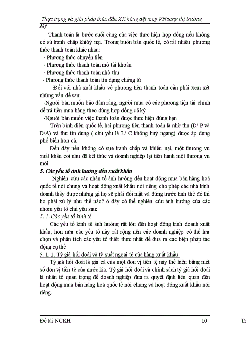 image for page Thực trạng và giải pháp thúc đẩy xuất khẩu hàng dệt may Việt Nam vào thị trường Mỹ