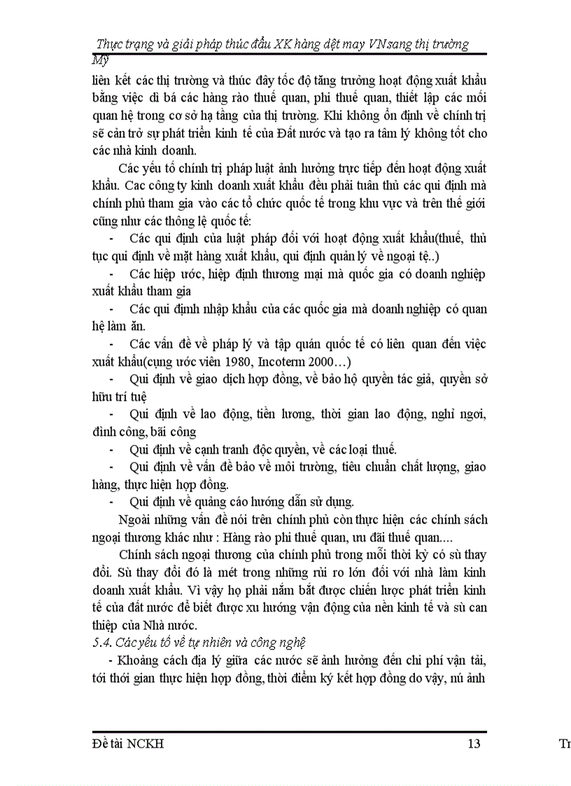 image for page Thực trạng và giải pháp thúc đẩy xuất khẩu hàng dệt may Việt Nam vào thị trường Mỹ