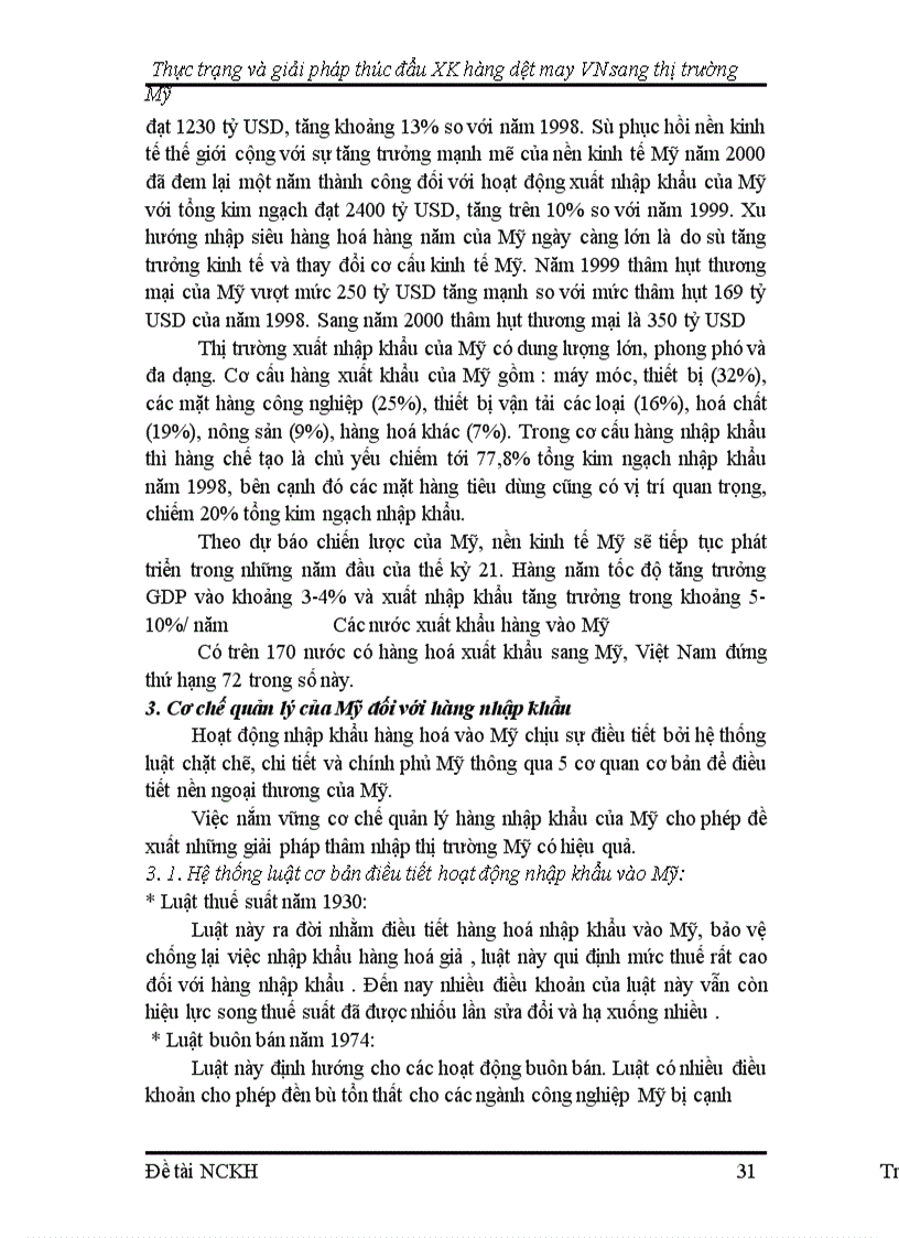 image for page Thực trạng và giải pháp thúc đẩy xuất khẩu hàng dệt may Việt Nam vào thị trường Mỹ