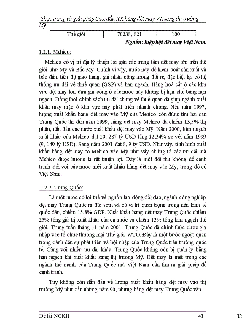 image for page Thực trạng và giải pháp thúc đẩy xuất khẩu hàng dệt may Việt Nam vào thị trường Mỹ