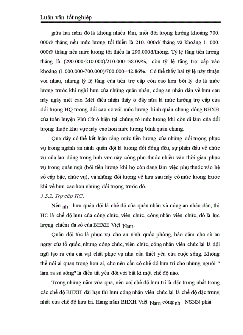 image for page Thực trạng công tác chi trả các chế độ BHXH tại BHXH Phù Cừ-Hưng Yên