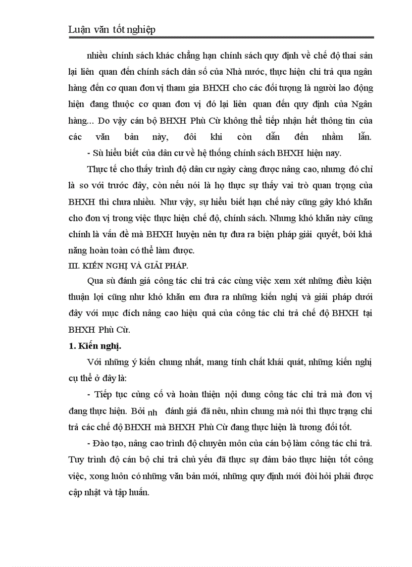 image for page Thực trạng công tác chi trả các chế độ BHXH tại BHXH Phù Cừ-Hưng Yên