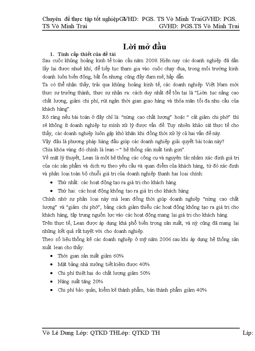image for page Ứng dụng các nguyên lý của Lean và công cụ VSM để cải tiến quy trình quản lý dự án tại công ty TNHH P&Q Solution.