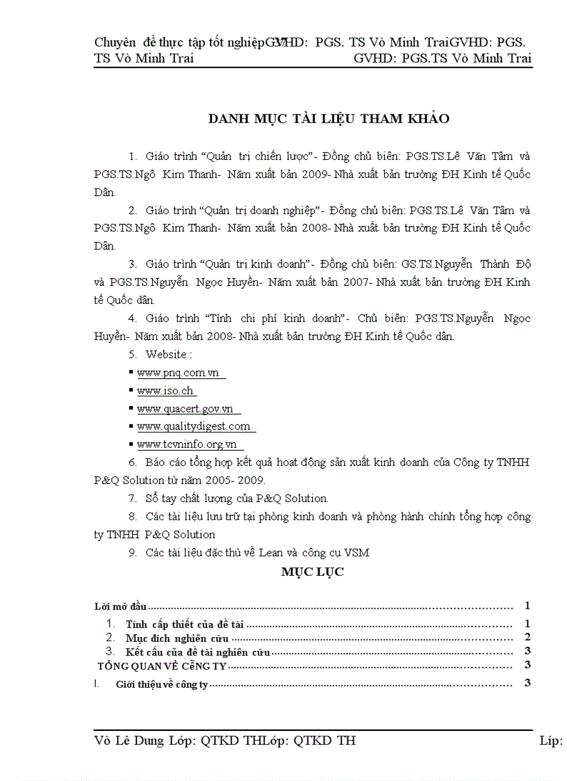 image for page Ứng dụng các nguyên lý của Lean và công cụ VSM để cải tiến quy trình quản lý dự án tại công ty TNHH P&Q Solution.