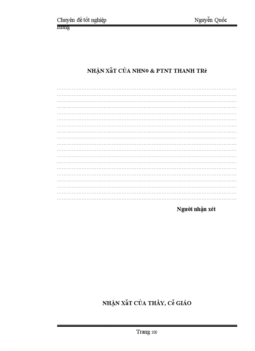 image for page Một số giải pháp nhằm nâng cao hiệu quả của kế toán cho vay tại NHNo&PTNT huyện Thanh Trì - Hà Nội