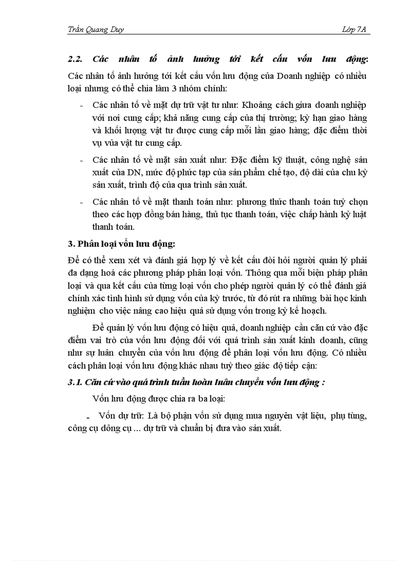 image for page Một số giải pháp nhằm nâng cao hiệu quả quản lý và sử dụng vốn lưu động tại Công ty TNHH Vĩnh Thịnh