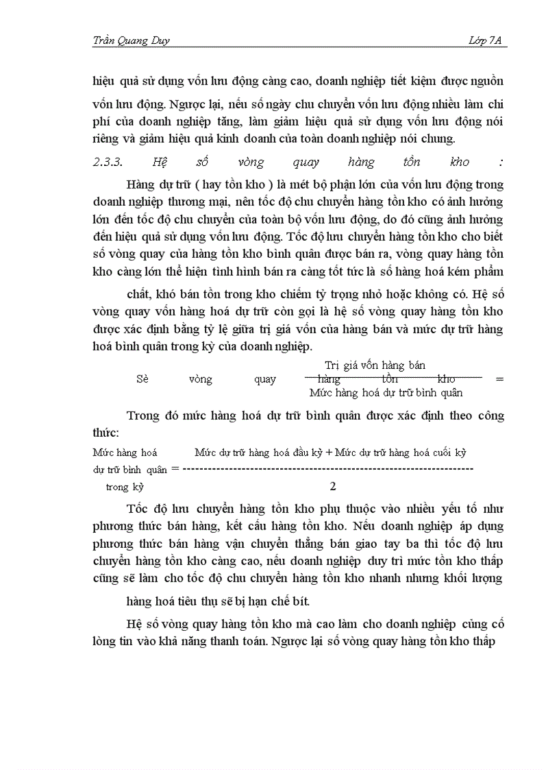 image for page Một số giải pháp nhằm nâng cao hiệu quả quản lý và sử dụng vốn lưu động tại Công ty TNHH Vĩnh Thịnh