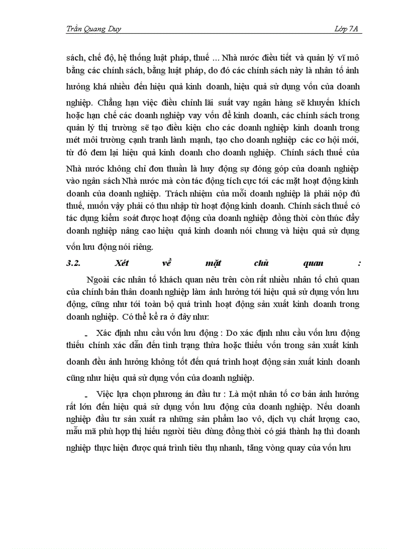 image for page Một số giải pháp nhằm nâng cao hiệu quả quản lý và sử dụng vốn lưu động tại Công ty TNHH Vĩnh Thịnh